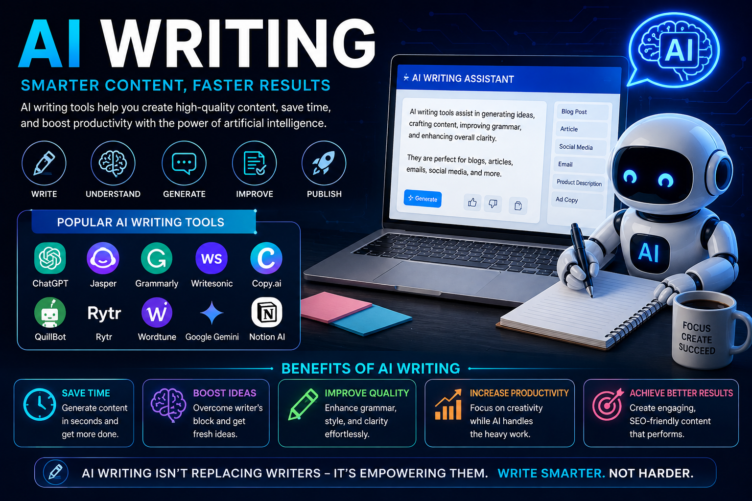 Best Free AI Writing Tools for Content Creators